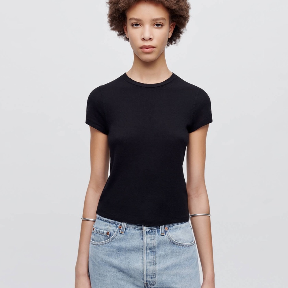 NWT RE/DONE Hanes Baby Tee